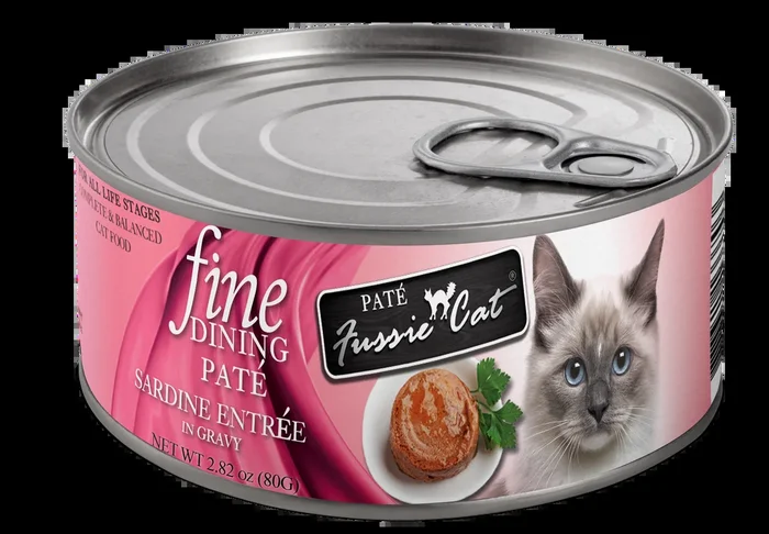 Fussie Cat Fine Dining – Pate – Sardine Entree in Gravy