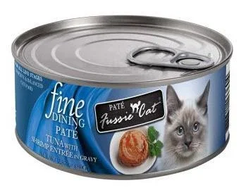 Fussie Cat Fine Dining Pate Tuna with Shrimp Entrée