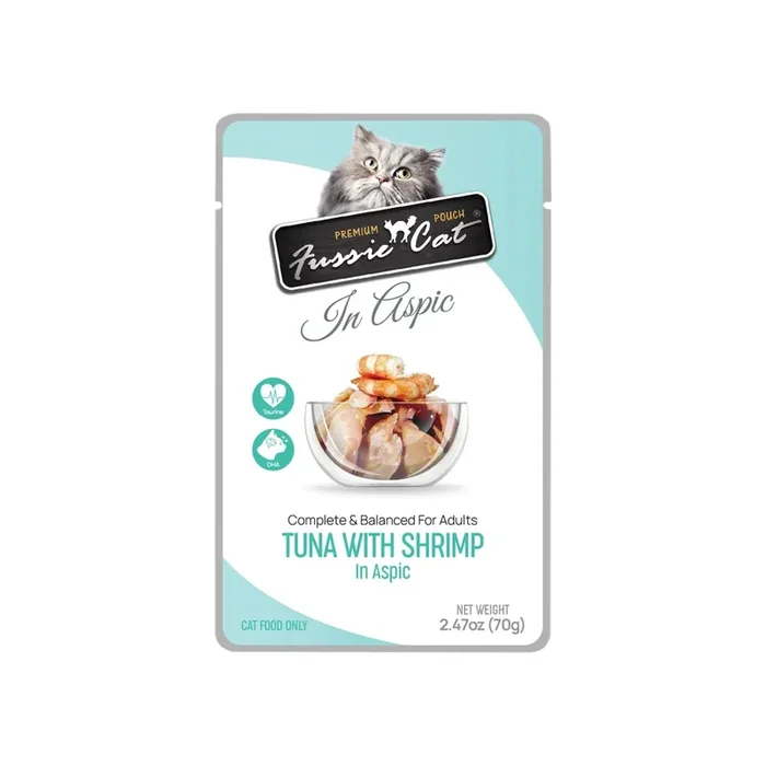 Fussie Cat Premium Pouch Wet Cat Food in Aspic