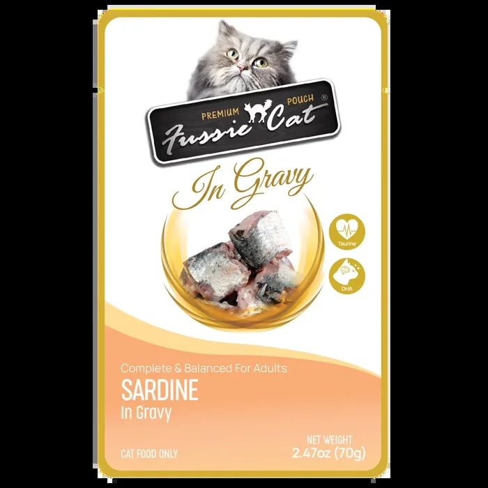 Fussie Cat Sardine in Gravy Cat Food