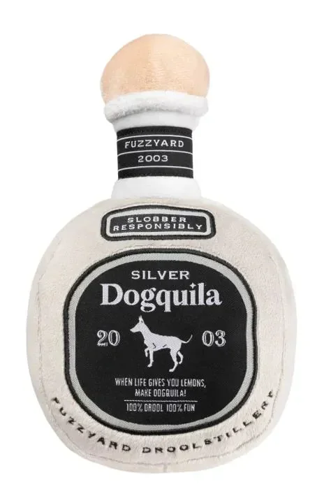 FuzzYard Silver Dogquila Dog Toy