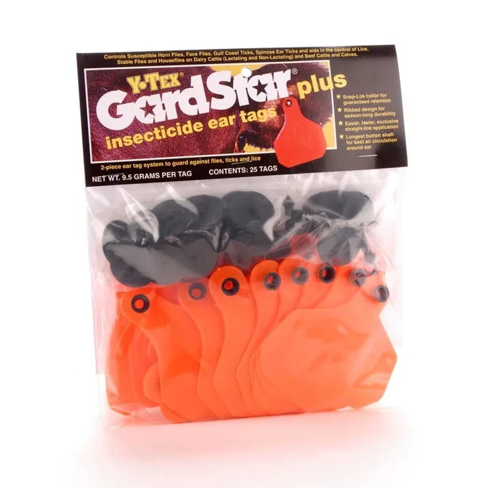 GardStar Plus Cattle Insecticide Ear Tags, 25 Fly Tags