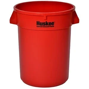 GATOR 32 GALLON COMMERCIAL TRASH CAN – RED