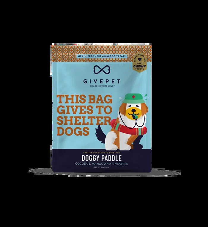 GivePet Doggy Paddle Soft Training Dog Treats 6oz