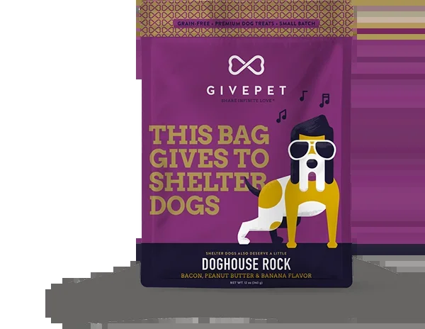 GivePet Doghouse Rock Dog Treats