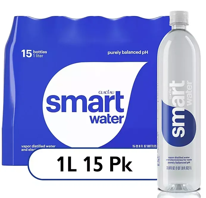 Glaceau SmartWater (1 L., 15 pk.)