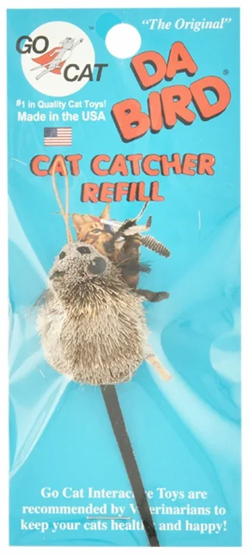 Go Cat Teaser Cat Catcher Wand Toy (& Replacement Mouse)