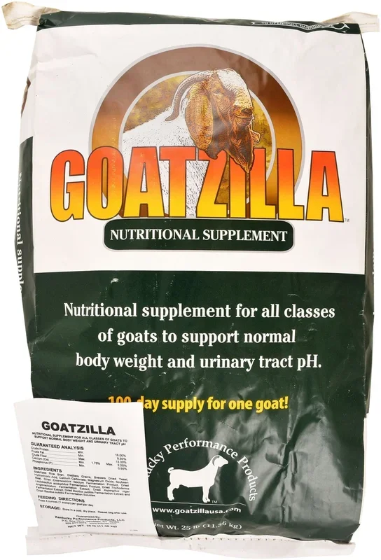 Goatzilla Nutritional Supplement for Goats, 25 lb bag
