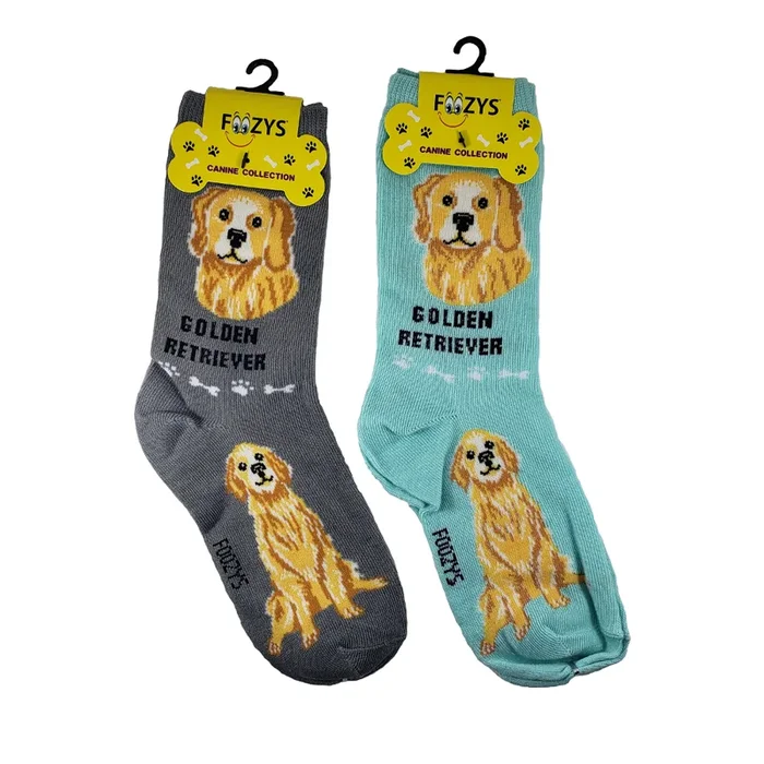 Golden Retriever Women’s Crew Socks