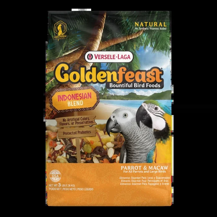 Goldenfeast Indonesian Blend for Parrot & Macaw