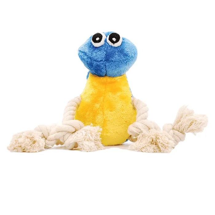 Goofy Tails Cute Furry Bird Squeaky Plush Toy for Dogs