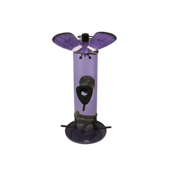 Gossamer Butterfly Tube Feeder with 4 Ports – Purple
