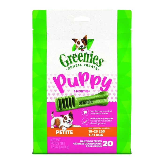 Greenies Dental Treats Puppy Petite 12 oz