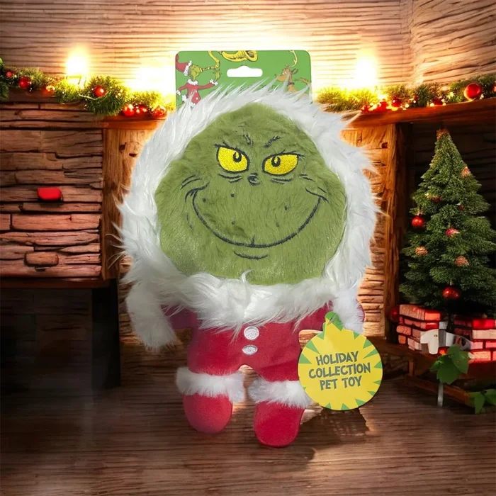 grinch dog toy holiday collection 9”