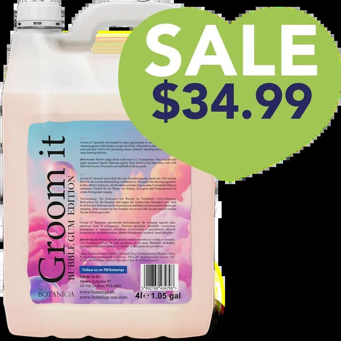 Groom It Bubble Gum Edition Gallon by Botaniqa