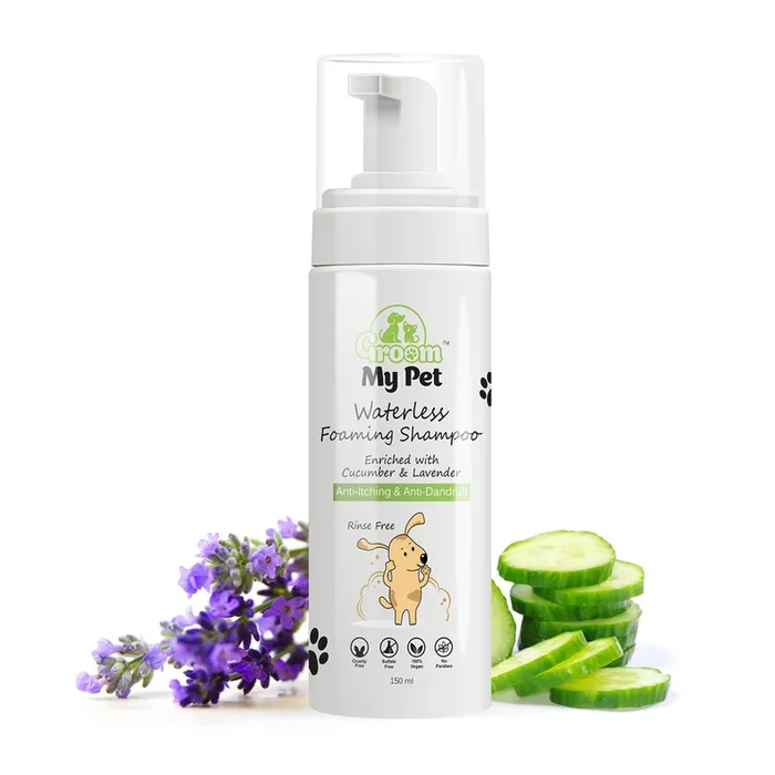 Groom My Pet Waterless Foaming Shampoo for Dogs