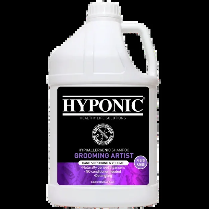 Grooming Artist Shampoo for dogs Hand Scissoring & Volume 3.8L by Hyponic