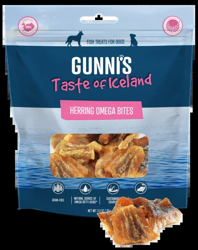 Gunni’s Herring Omega Bites Dog Treats