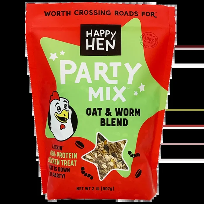 Happy Hen Party Mix™ Oat & Mealworm