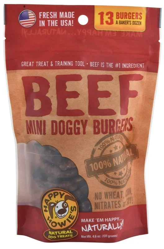 Happy Howie’s Beef Doggy Burgers