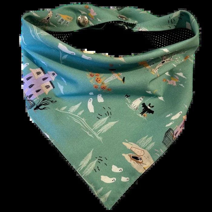 Harvest Moon / Haunted House Dog Bandana – 1084