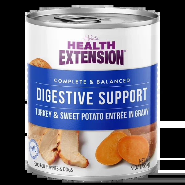 Health Extension Digestive Support, Turkey & Sweet Potato Entree in Gravy Dog Food
