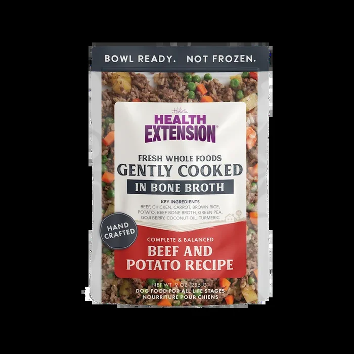 Health Extension Gently Cooked Beef & Potato Dog Food 9oz