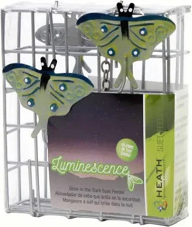 Heath Outdoor Products – Luminescence Glow-in-The-Dark Suet Cage