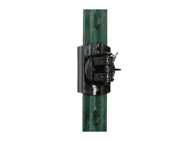 Heavy Duty Multi-Post Wide Jaw Pinlock Insulator – Snap-On T-Post, Wood & Vinyl Compatible