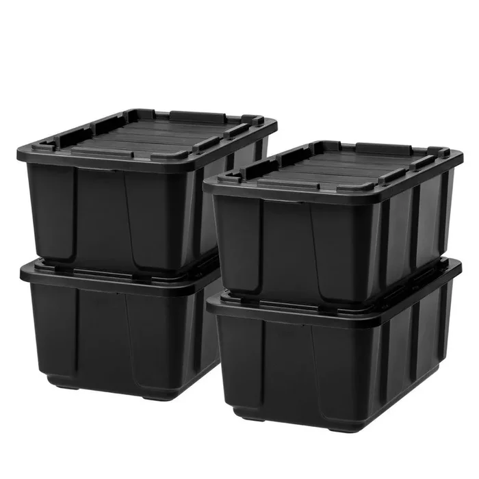 Heavy Duty Storage Bins 4 Pack – 27 gal. (108 qt.)