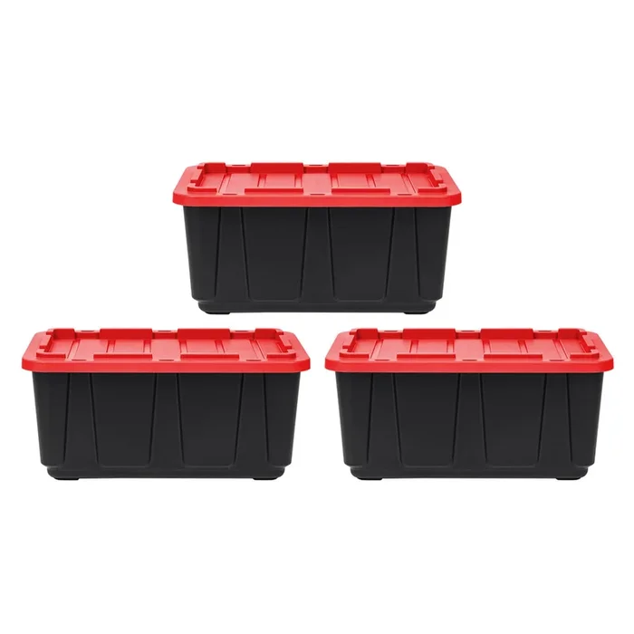 Heavy Duty Utility Tough Tote 3 Pack – 27 gal. (108 qt.)