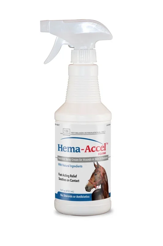 Hema-Accel Equine All Natural Wound Care Spray, 16 oz