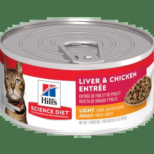Hill’s® Pet Nutrition Science Diet® Adult Light Liver & Chicken Entrée Cat Food