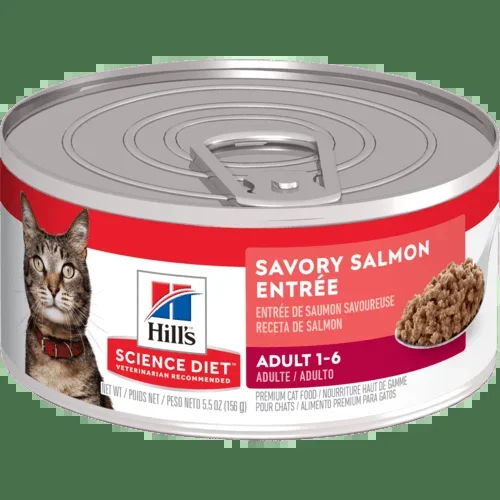 Hill’s® Science Diet® Adult Savory Salmon Entrée Wet Cat Food