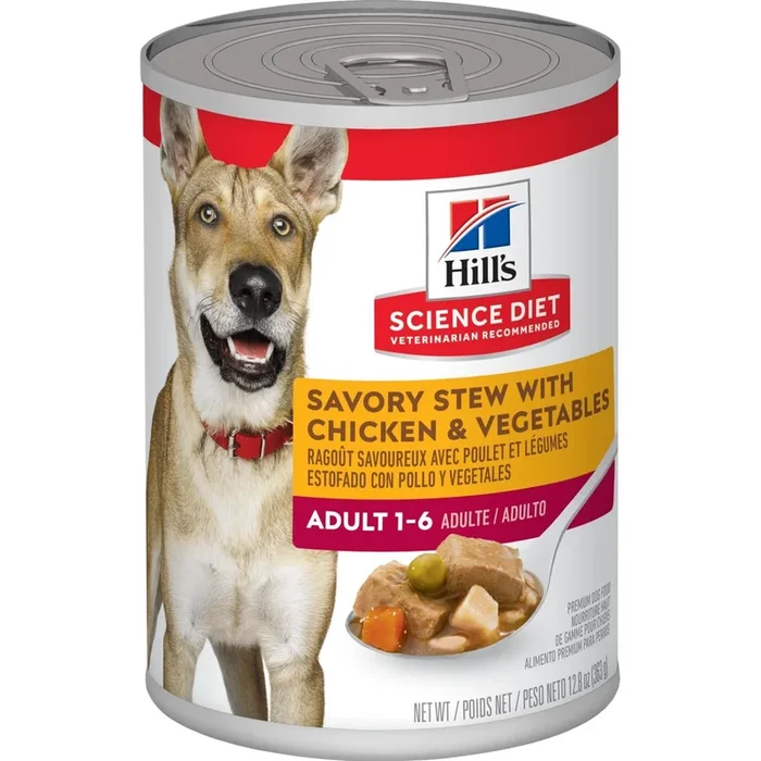 Hill’s® Science Diet® Adult Savory Stew with Chicken & Vegetables Wet Dog Food