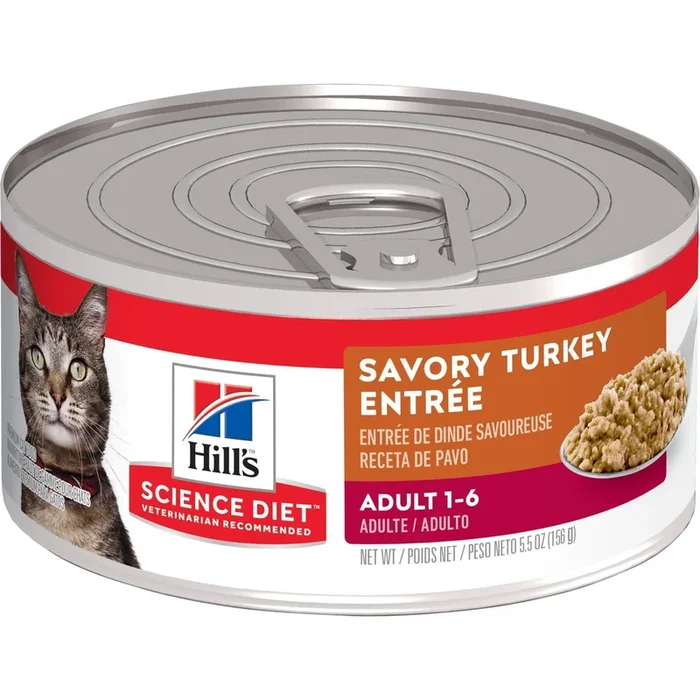 Hill’s® Science Diet® Adult Savory Turkey Entrée Cat Food
