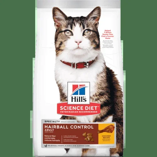 Hill’s Science Diet – Adult Hairball Control Dry Cat Food