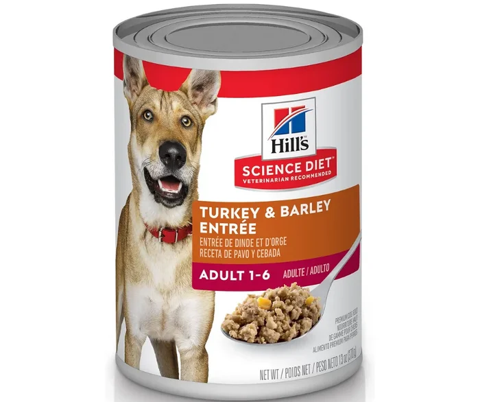 Hill’s Science Diet – All Breeds, Adult Dog Turkey & Barley Entree Canned Dog Food