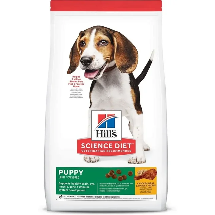 Hill’s Science Diet – Puppy Chicken Meal & Barley Recipe Dry Dog Food