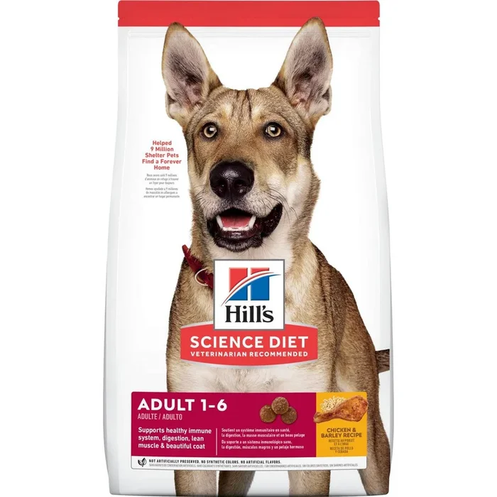 Hill’s Science Diet Adult 1-6 Chicken & Barley Dry Dog Food 45lb