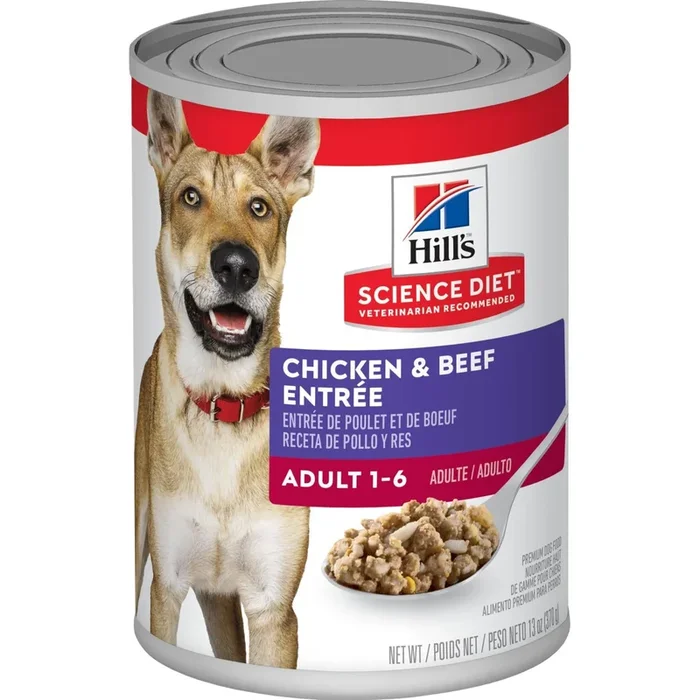 Hill’s Science Diet Adult Chicken & Beef Entrée Dog Food
