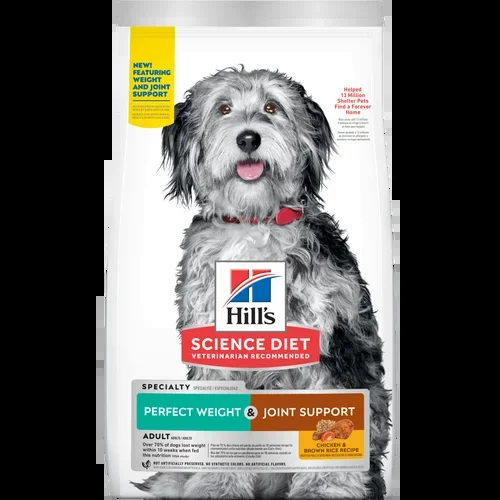Hill’s Science Diet Adult Perfect Weight & Joint Support Chicken Recipe Dry Dog Food
