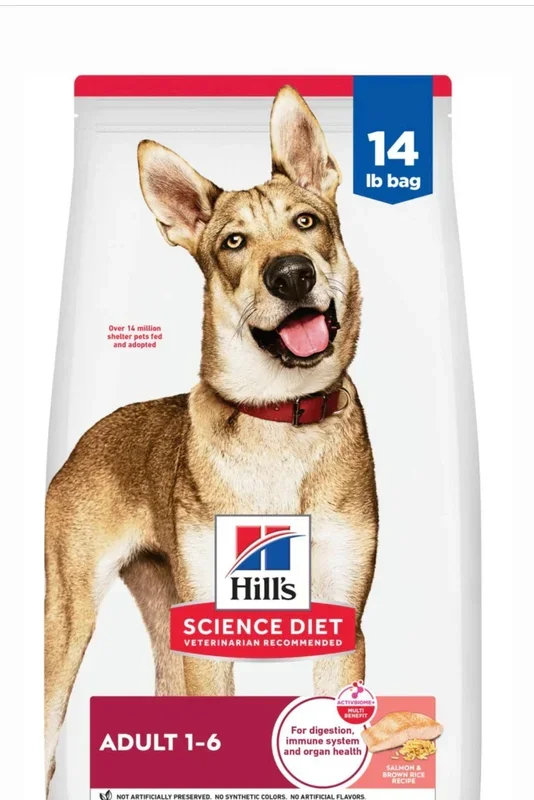 Hill’s Science Diet Adult Salmon & Brown Rice Recipe Dry Dog Food, 14-lb bag