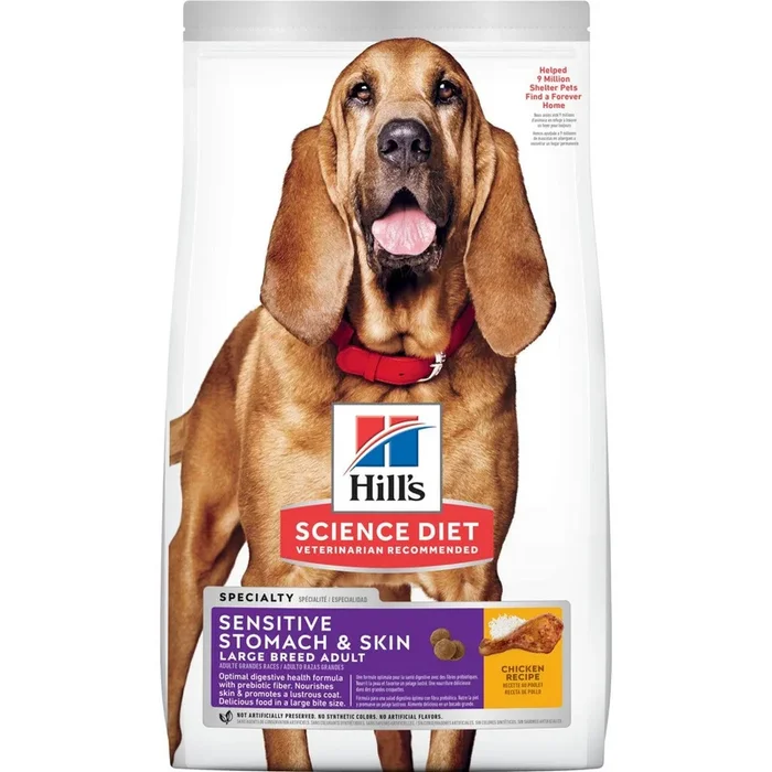 Hill’s Science Diet Adult Sensitive Stomach & Skin Large Breed Dog Food 30lb