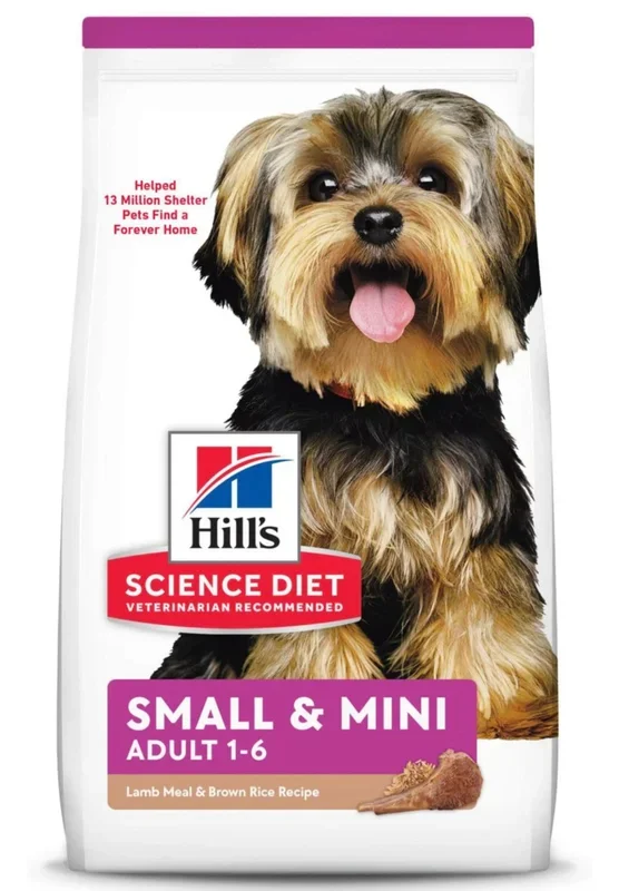 Hill’s Science Diet Adult Small & Mini Lamb Meal & Rice Recipe Dry Dog Food 15.5 lbs