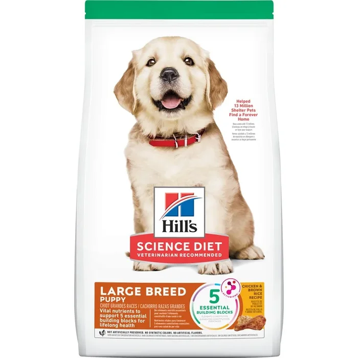 Hill’s Science Diet Puppy Large Breed Dog Food Chicken & Brown Rice Recipe
