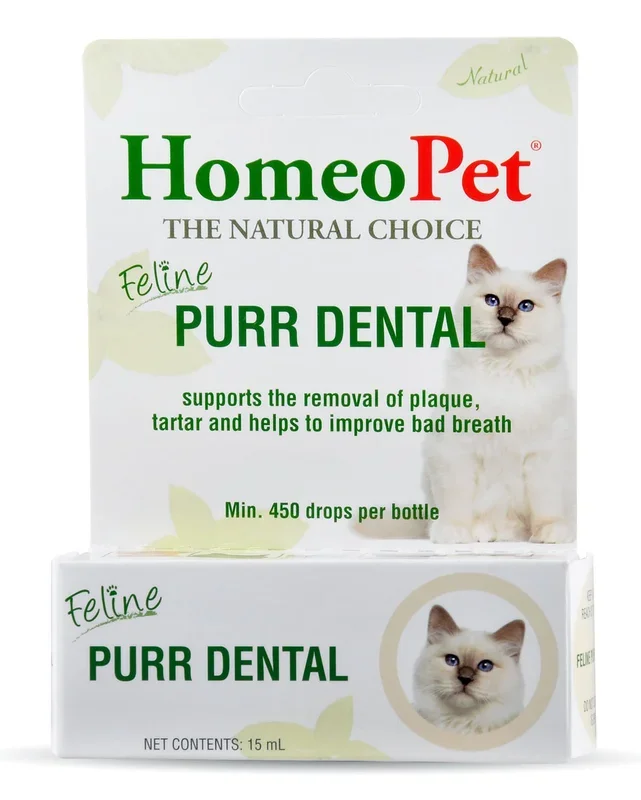HomeoPet Feline Purr Dental, 15 mL