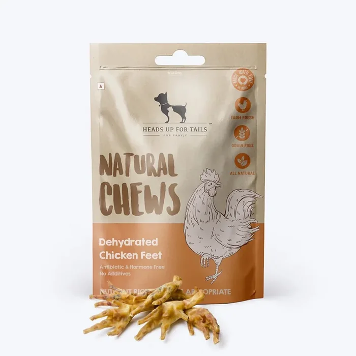 HUFT Sara’s Dehydrated Chicken Feet Jerky Dog Treats