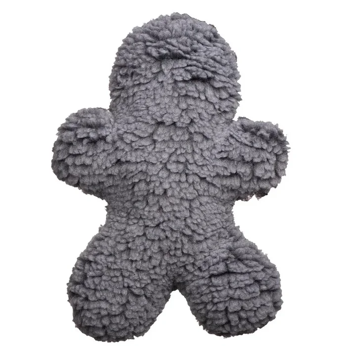HuggleHounds Grey Fleece Man Dog Toy 12″