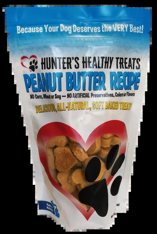 Hunter’s Healthy Treats Peanut Butter Heart Treats